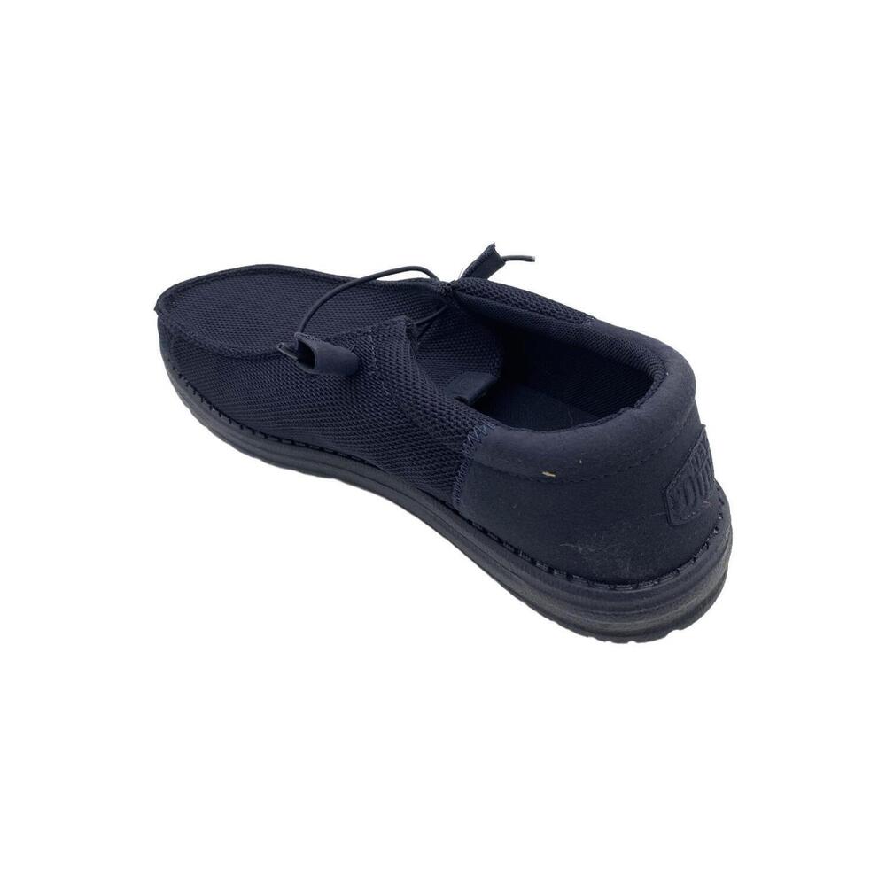 Hey Dude Men's Wally Funk Mono Slip-On Casual Loafers Navy - Medium - Picture 3 of 3